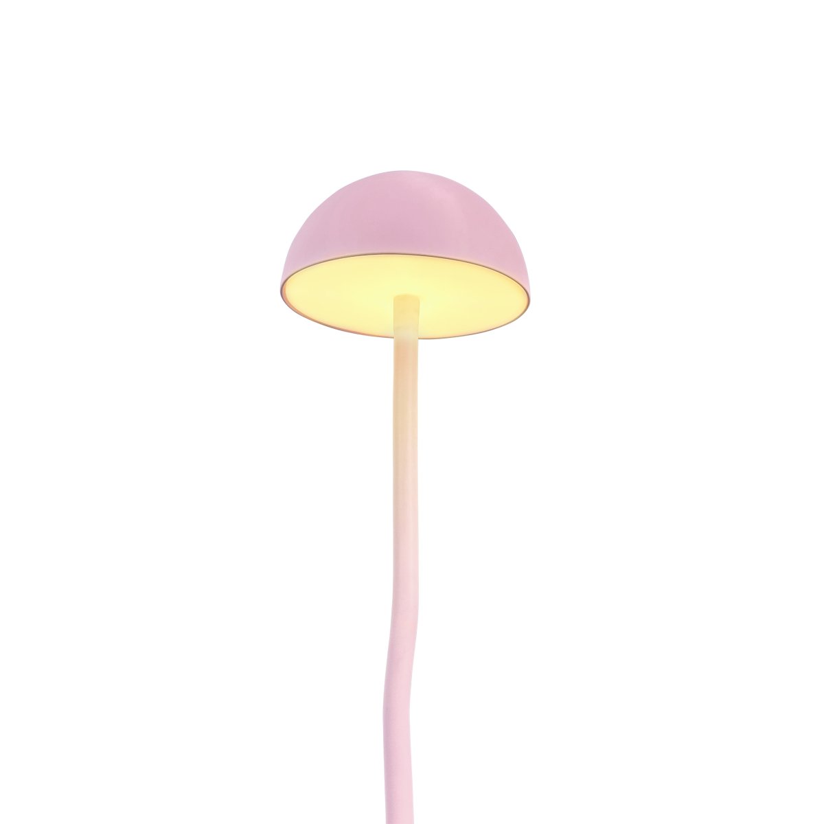 Fonzy 38cm Rosa tragbare Von Dyberg Larsen - Fonzy bordslampa &auml;r b&aring;de rolig och praktisk, och dess flexibilitet g&ouml;r den till ett perfekt val f&ouml;r den som vill ha en lampa som &auml;r b&aring;de funktionell och stilren.