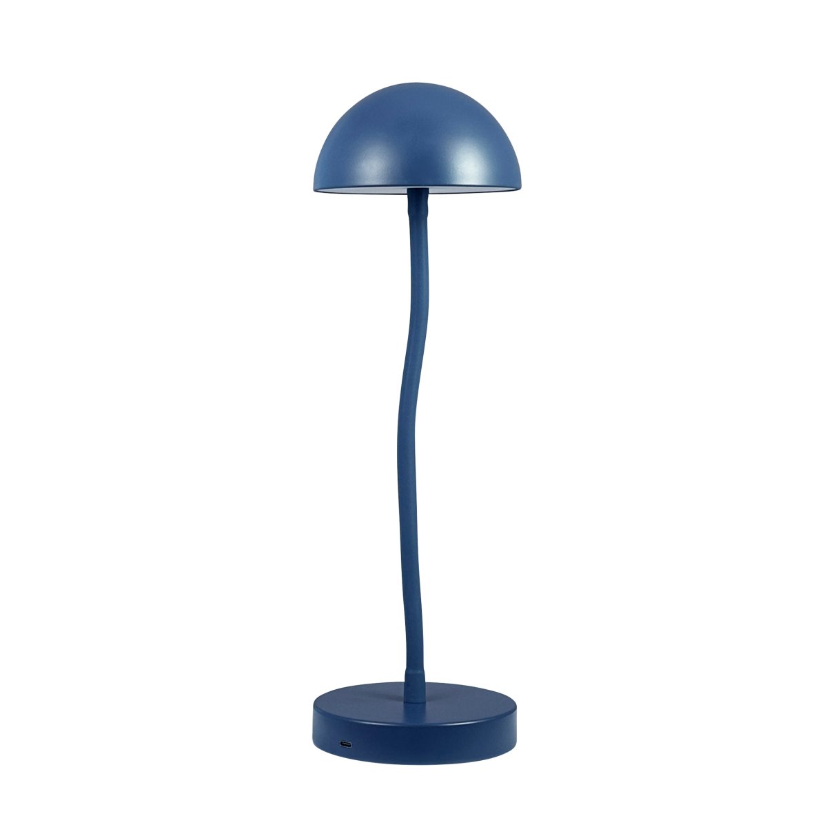 Fonzy 38cm Blau tragbare Von Dyberg Larsen - Fonzy bordslampa &auml;r b&aring;de rolig och praktisk, och dess flexibilitet g&ouml;r den till ett perfekt val f&ouml;r den som vill ha en lampa som &auml;r b&aring;de funktionell och stilren.