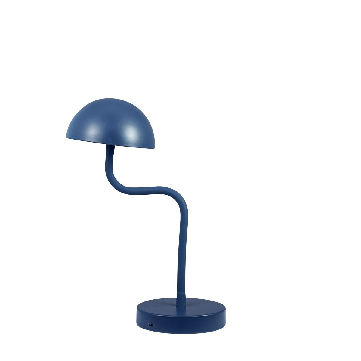 Fonzy 38cm Blau tragbare Von Dyberg Larsen - Fonzy bordslampa &auml;r b&aring;de rolig och praktisk, och dess flexibilitet g&ouml;r den till ett perfekt val f&ouml;r den som vill ha en lampa som &auml;r b&aring;de funktionell och stilren.