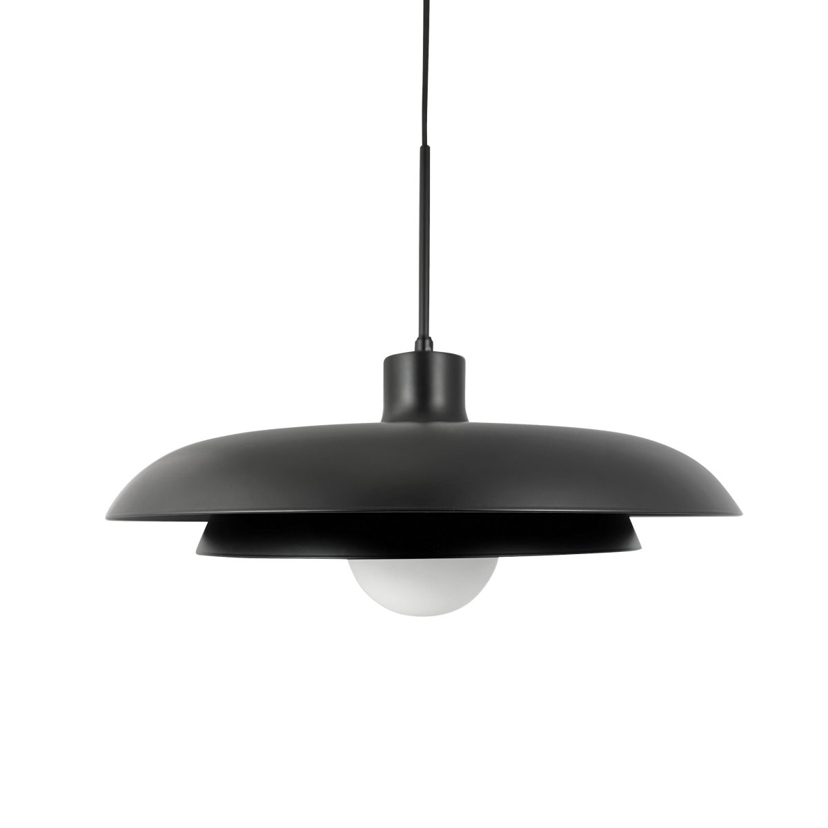 Ava Ø44 Schwarz hängelampe Von Dyberg Larsen - Mit seinem einzigartigen Stil ist diese Pendelleuchte die perfekte Wahl, um jedem Raum in Ihrem Zuhause Licht und Eleganz zu verleihen.
