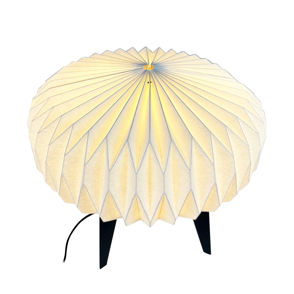 Ventnor 34cm Schwarz tischlampe Von Dyberg Larsen - Die Lampe ist so konzipiert, dass sie in Ihrem Zuhause ein sanftes und gemütliches Licht verbreitet.
