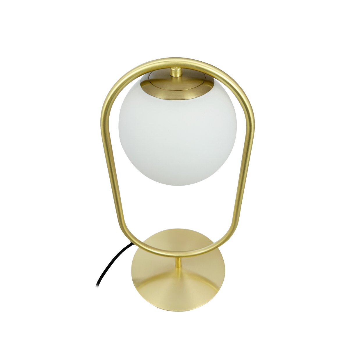 Reims 40cm Messing/Weiß tischlampe Von Dyberg Larsen - Ergänzen Sie Ihr Zuhause mit der Tischleuchte Reims für eine anspruchsvolle und elegante Beleuchtungslösung.