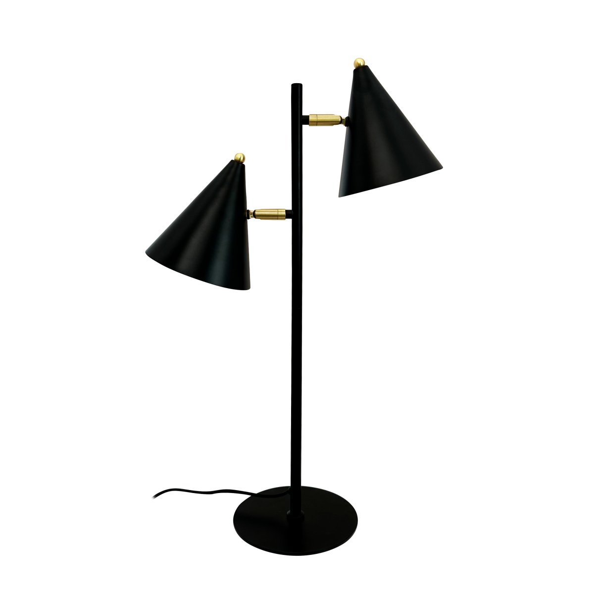 Rouen 65cm Schwarz tischlampe Von Dyberg Larsen - Die Tischleuchte Rouen sorgt für eine ausgewogene und angenehme Beleuchtung und ist somit sowohl praktisch als auch ästhetisch ansprechend.