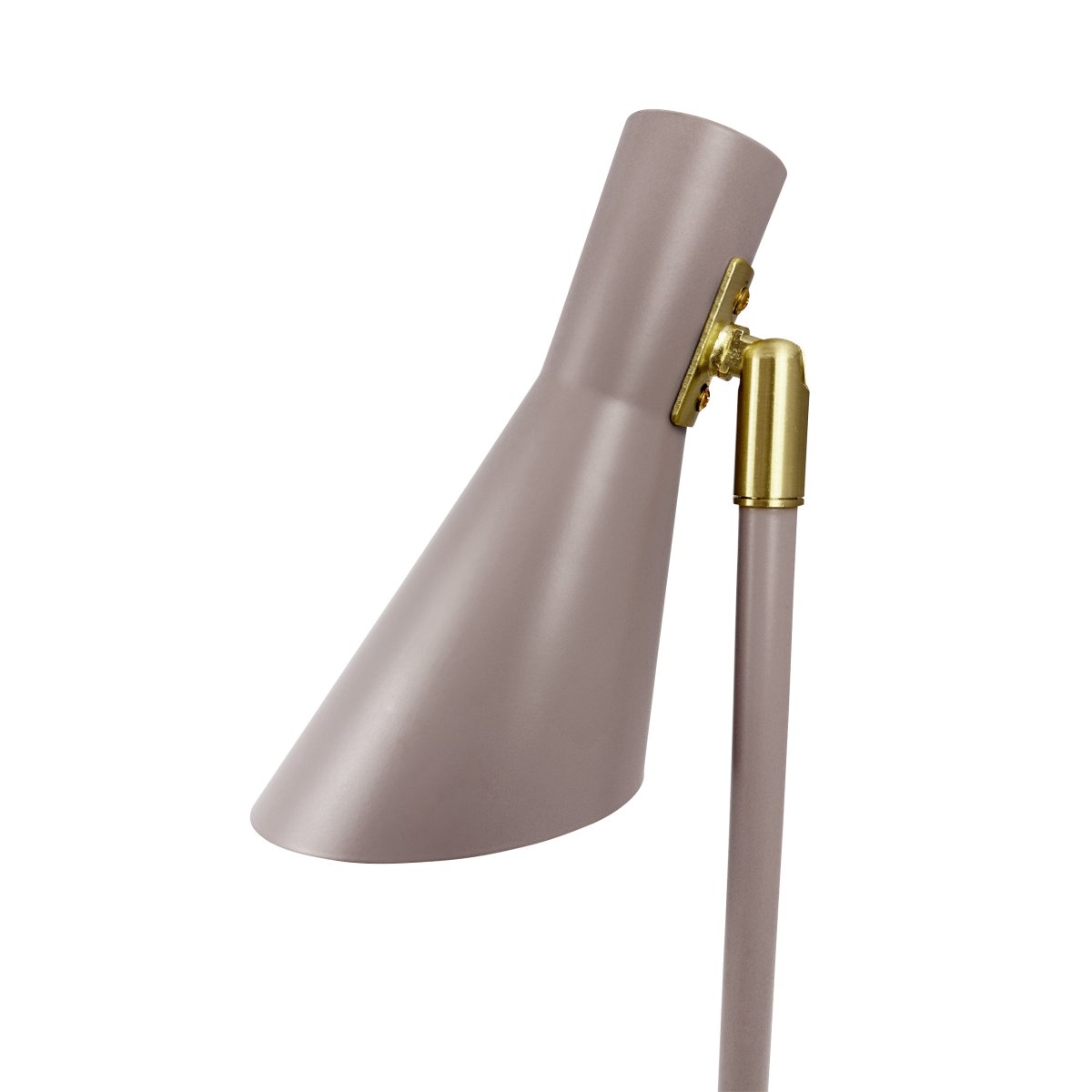 DL12 Mini 40cm Beige schreibtischlampe Von Dyberg Larsen - Ihr Schirm ist dreh- und neigbar, sodass Sie das Licht ganz einfach nach Bedarf ausrichten können.