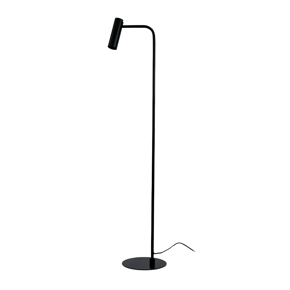 Skagerrak Schwarz stehlampe Von Dyberg Larsen - Es besteht aus robustem Metall mit schwarzem Finish und vermittelt einen edlen und dennoch diskreten Eindruck.