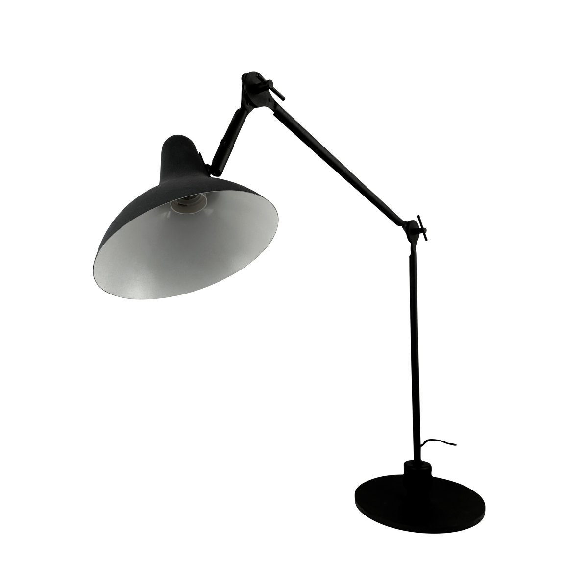 Lotus 85cm Schwarz schreibtischlampe Von Dyberg Larsen - Eine ideale Lösung für alle, die sowohl eine praktische Beleuchtung als auch ein stilvolles Designelement für ihren Schreibtisch oder ihr Arbeitszimmer suchen.