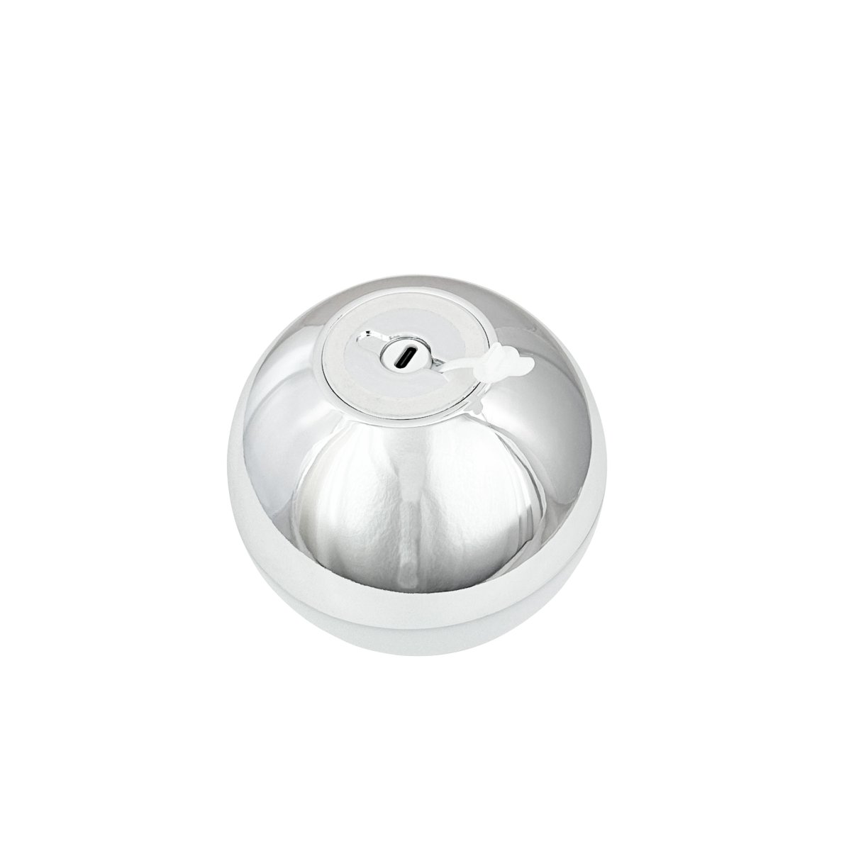 Alba 10cm 2er-Pack Chrom tragbare Von Dyberg Larsen - Die Lampen verf&uuml;gen &uuml;ber integrierte LEDs mit drei Helligkeitsstufen, die sich bequem per Touch-Sensor an der Oberseite der Lampenschirme oder mit der mitgelieferten Fernbedienung einstellen lassen.