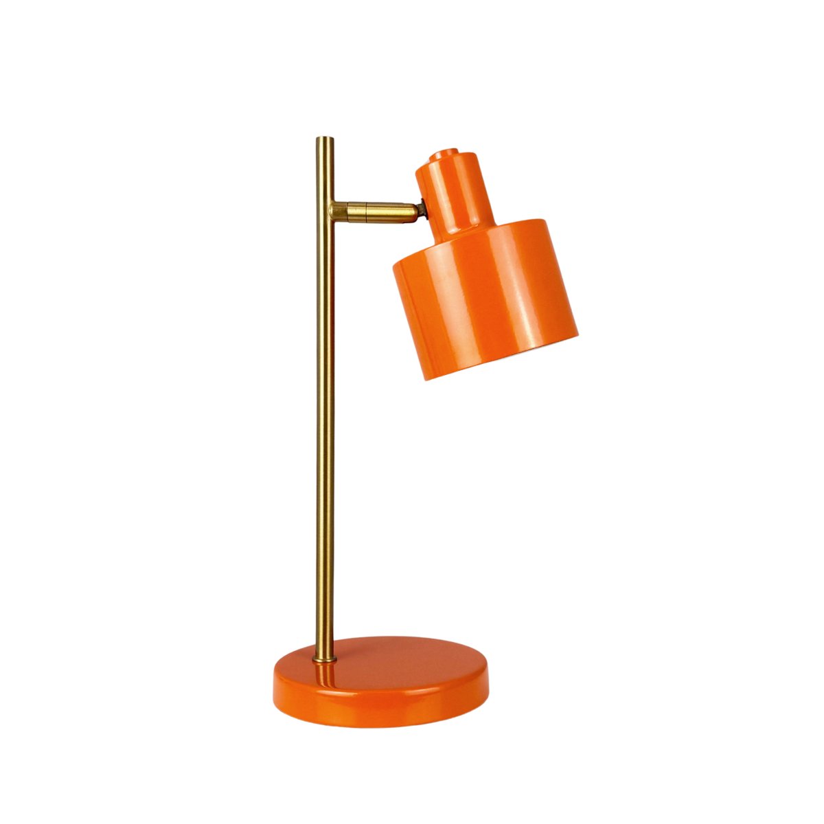 Ocean Mini 28cm Orange tragbare Von Dyberg Larsen - Die Ocean Mini ist eine kompakte und wiederaufladbare Version der beliebten Tischleuchte, die Retro-Design mit moderner Funktionalit&auml;t vereint.