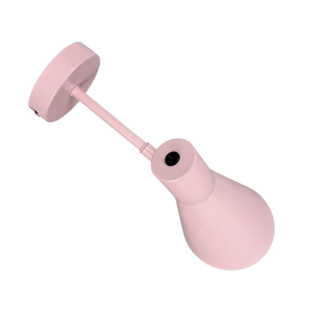 DL12 Rosa leselampe Von Dyberg Larsen - Die hellrosa Oberfl&auml;che verleiht dem Raum eine gem&uuml;tliche Atmosph&auml;re und sorgt f&uuml;r ein angenehmes, gerichtetes Licht.