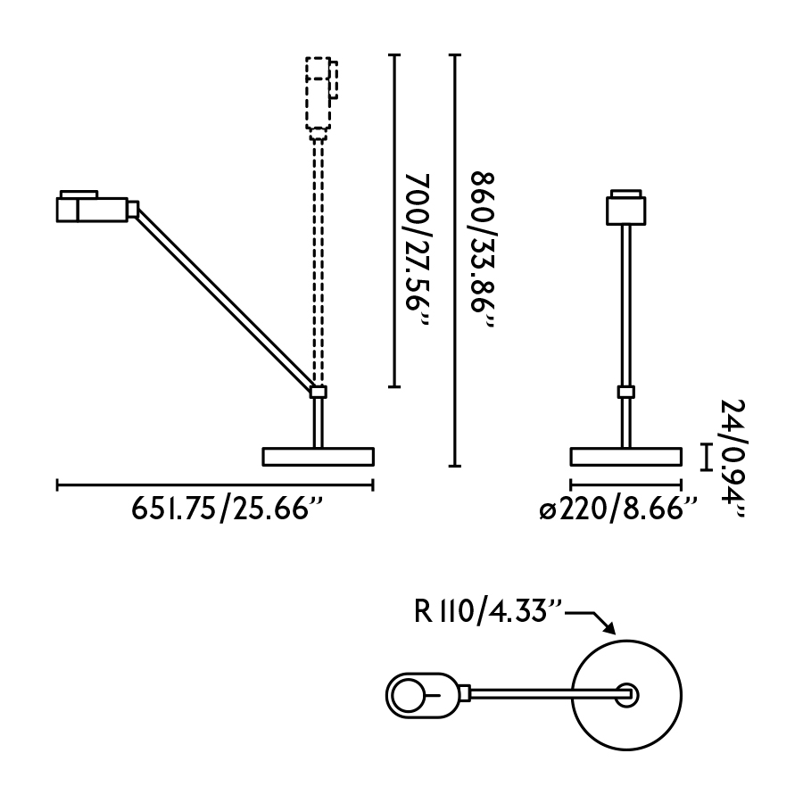 Inviting 86cm Gelb schreibtischlampe Von Faro Barcelona - Durch Aufschieben des oberen Rings und Hin- und Herbewegen des Kopfes regulieren Sie die Helligkeit, durch Drehen ver&auml;ndern Sie die Farbtemperatur.