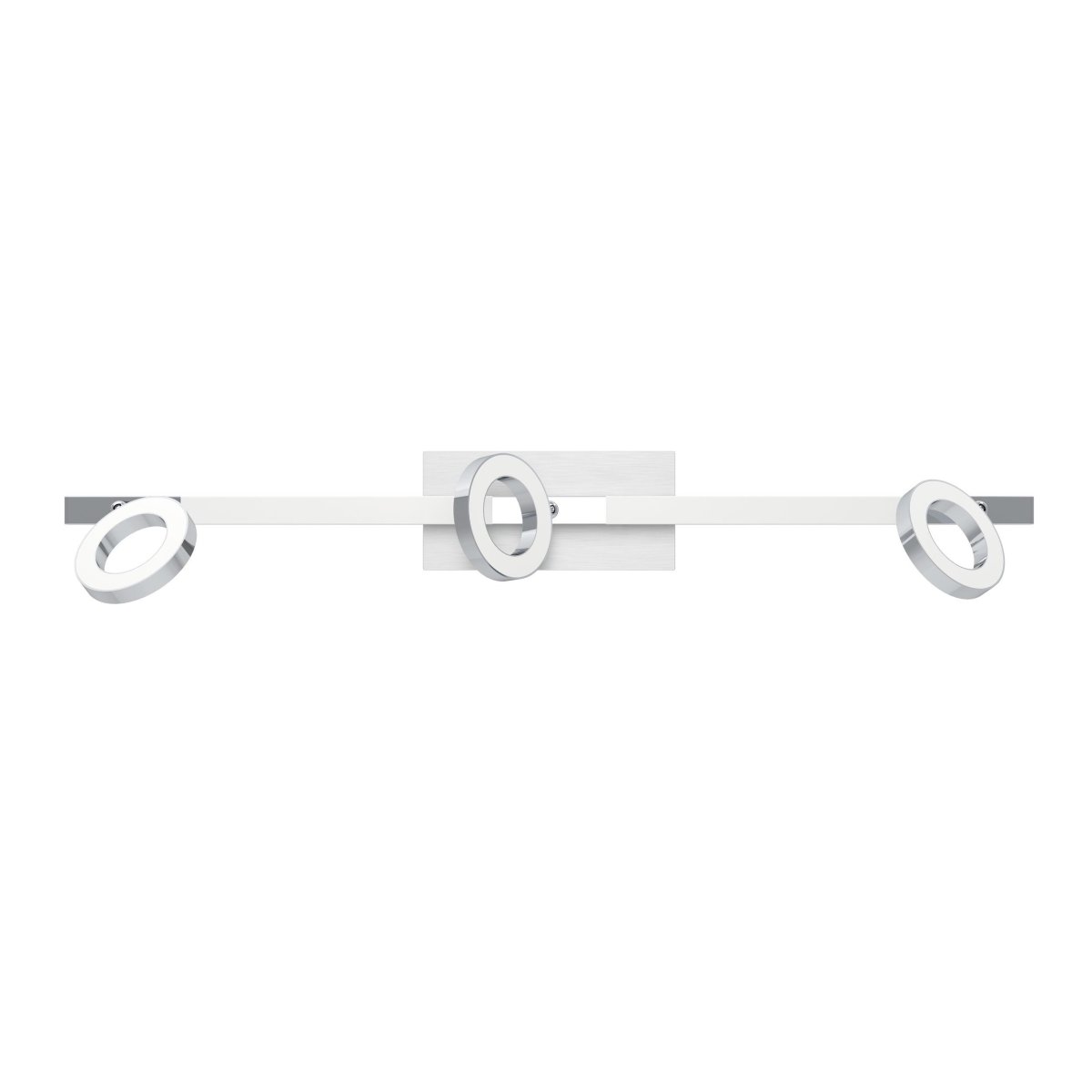 Cardillo 3 Chrom spotlight Von Eglo - Dank der drei beweglichen Ringe l&auml;sst sich das Licht ganz einfach nach Bedarf ausrichten und bietet so eine funktionale und flexible Beleuchtung.