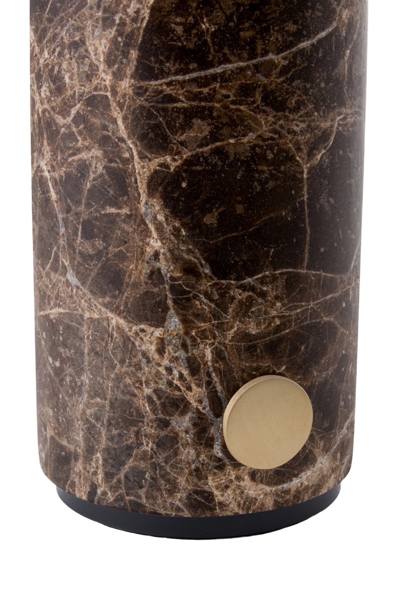 Torrano 28cm Brauner Marmor tragbare Von Globen Lighting - F&uuml;r eine optimale Akkulaufzeit sollte die Lampe vor dem ersten Gebrauch vollst&auml;ndig aufgeladen, bei l&auml;ngerer Lagerung alle drei Monate aufgeladen und w&auml;hrend des Ladevorgangs ausgeschaltet sein.