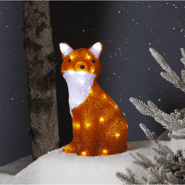 Crystalo Fuchs Orange Von Star Trading - Dekofigur in Eselform, sowohl f&uuml;r den Innen- als auch f&uuml;r den Au&szlig;enbereich geeignet.