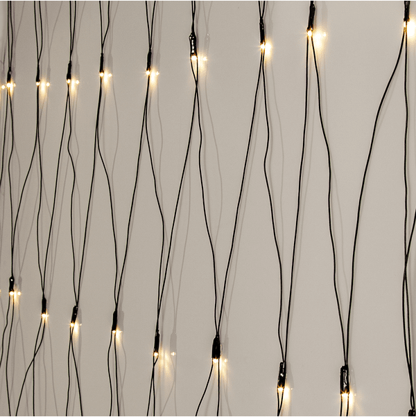 Lichternetz Shiny Warm White 3m Schwarz Von Star Trading - Nachtlicht mit 200 LED-Lichtpunkten mit wundersch&ouml;nem warmwei&szlig;em Licht.