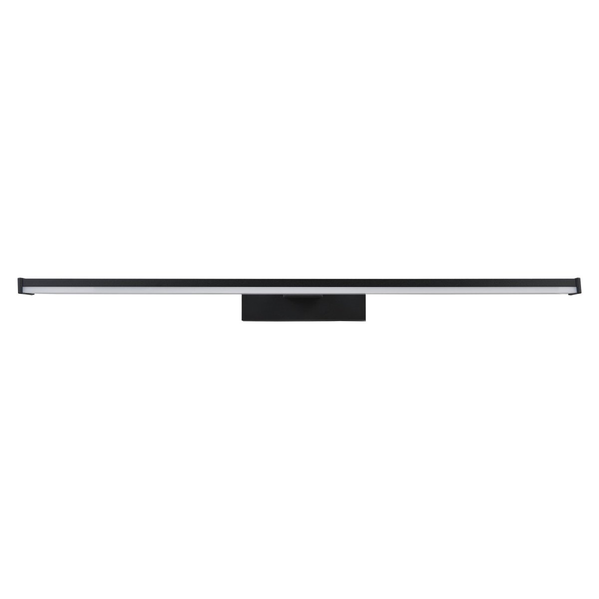 Pandella 60cm Schwarz badezimmerlampe Von Eglo - Die Lampe besticht durch ihr modernes Schwarz und eine integrierte LED, die ein klares, wei&szlig;es Licht mit 4000 K und einem Lichtstrom von 1350 Lumen erzeugt.