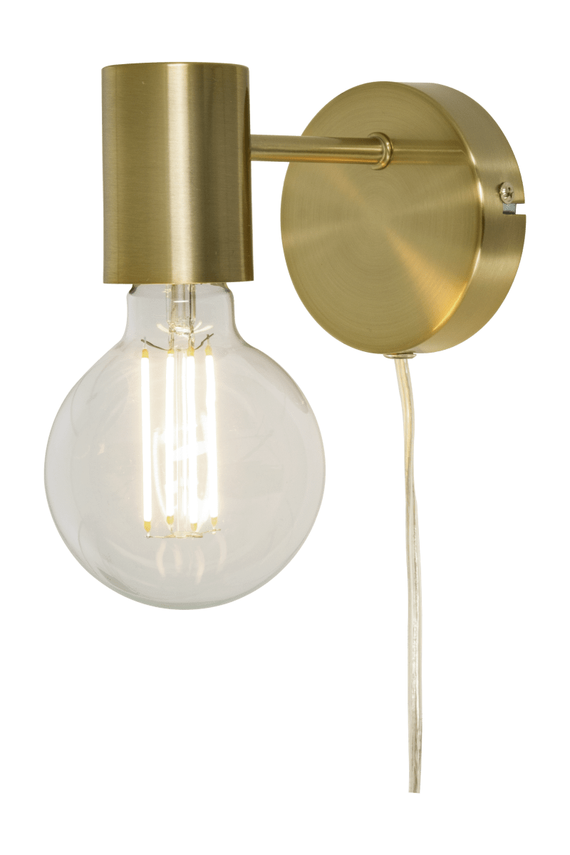 Strict 13cm Mattes Messing wandlampe Von Aneta Lighting - Die Strict-Wandleuchte lässt sich zudem mit anderen Leuchten der Strict-Familie kombinieren.