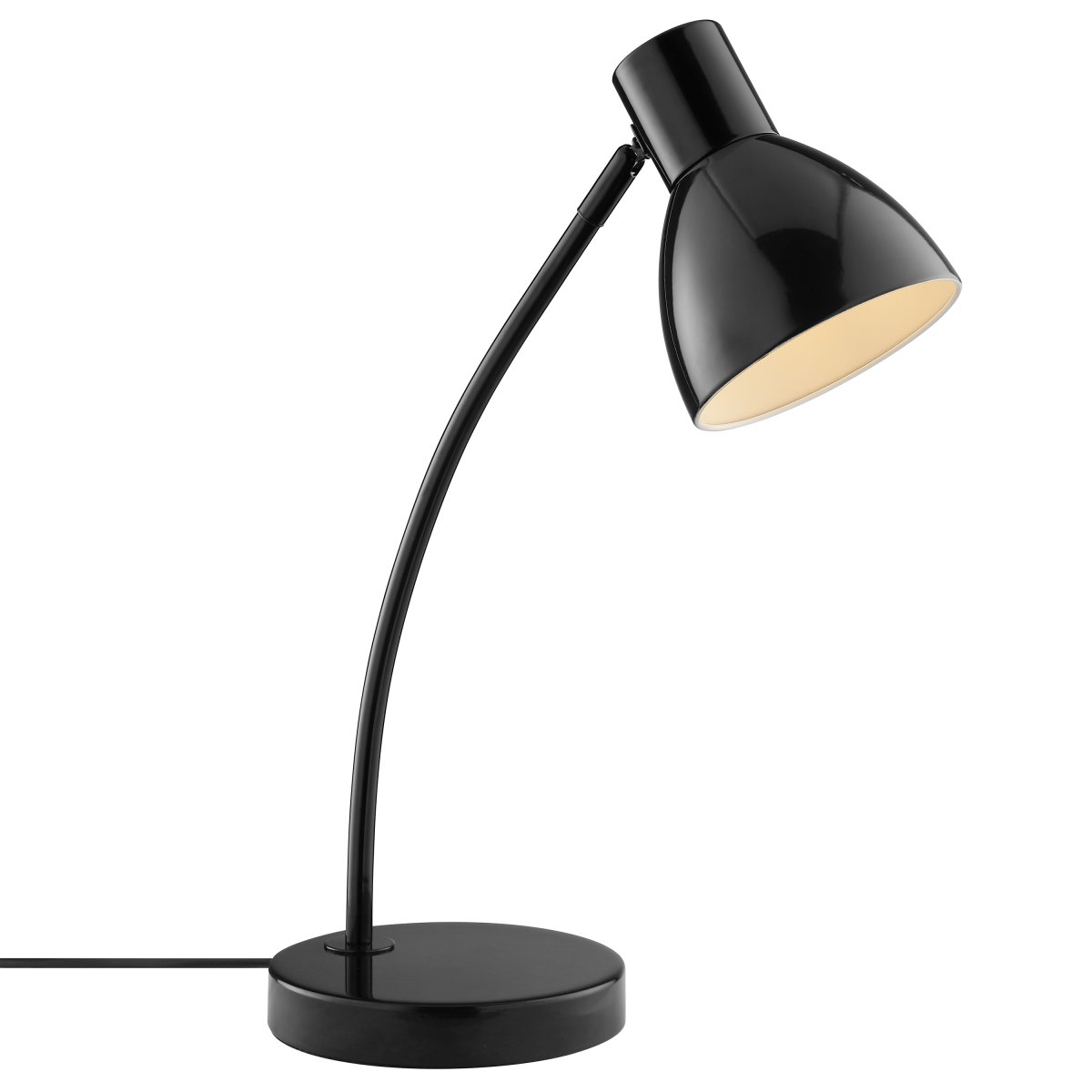 Jerry 43cm Schwarz schreibtischlampe Von Brilliant - Mit ihrem klaren, minimalistischen Design passt sie perfekt in moderne und klassische Wohnumgebungen.