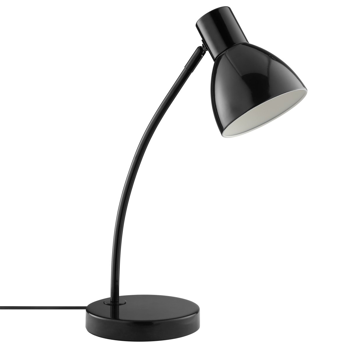 Jerry 43cm Schwarz schreibtischlampe Von Brilliant - Mit ihrem klaren, minimalistischen Design passt sie perfekt in moderne und klassische Wohnumgebungen.