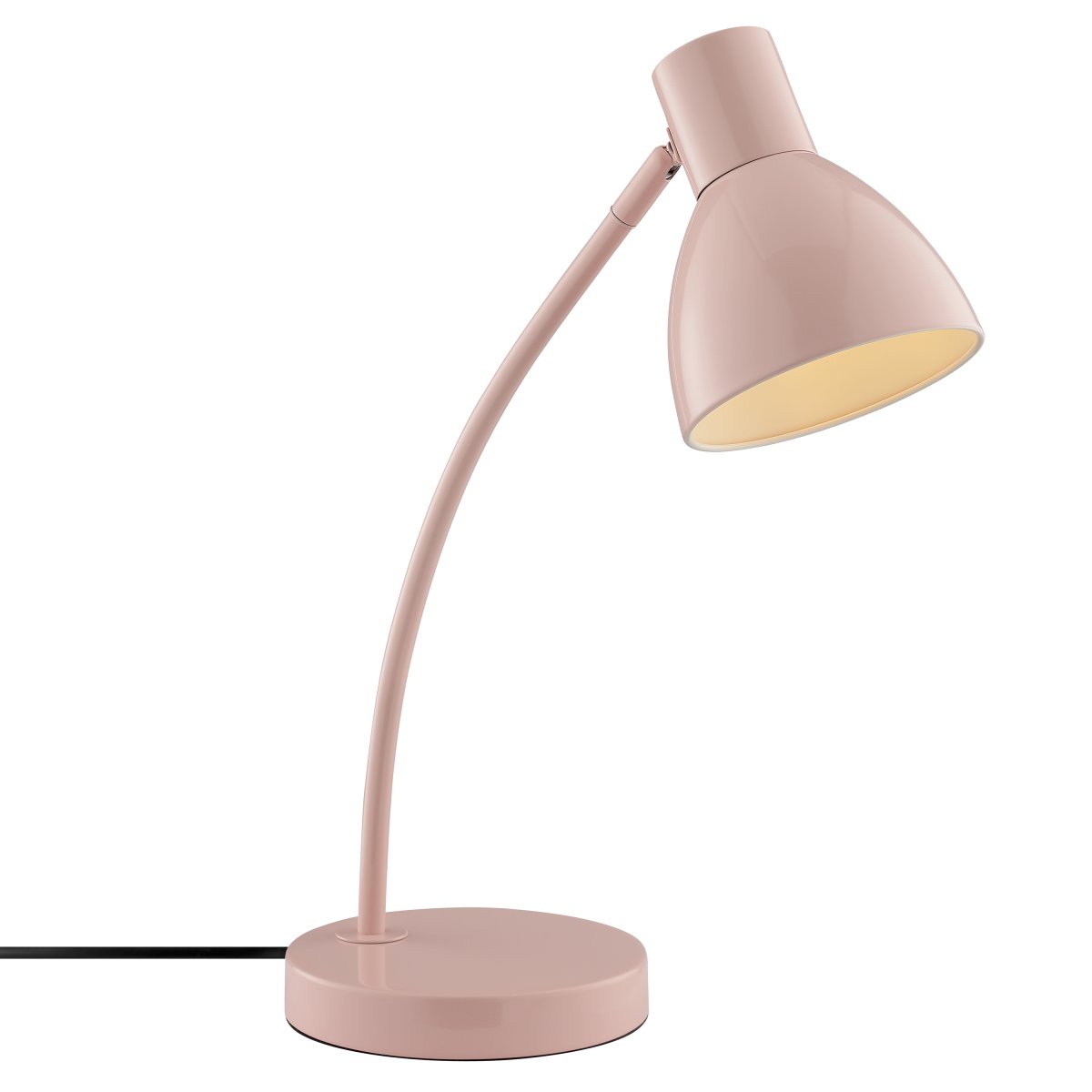 Jerry 43cm Rosa schreibtischlampe Von Brilliant - Mit ihrem klaren, minimalistischen Design passt sie perfekt in moderne und klassische Wohnumgebungen.