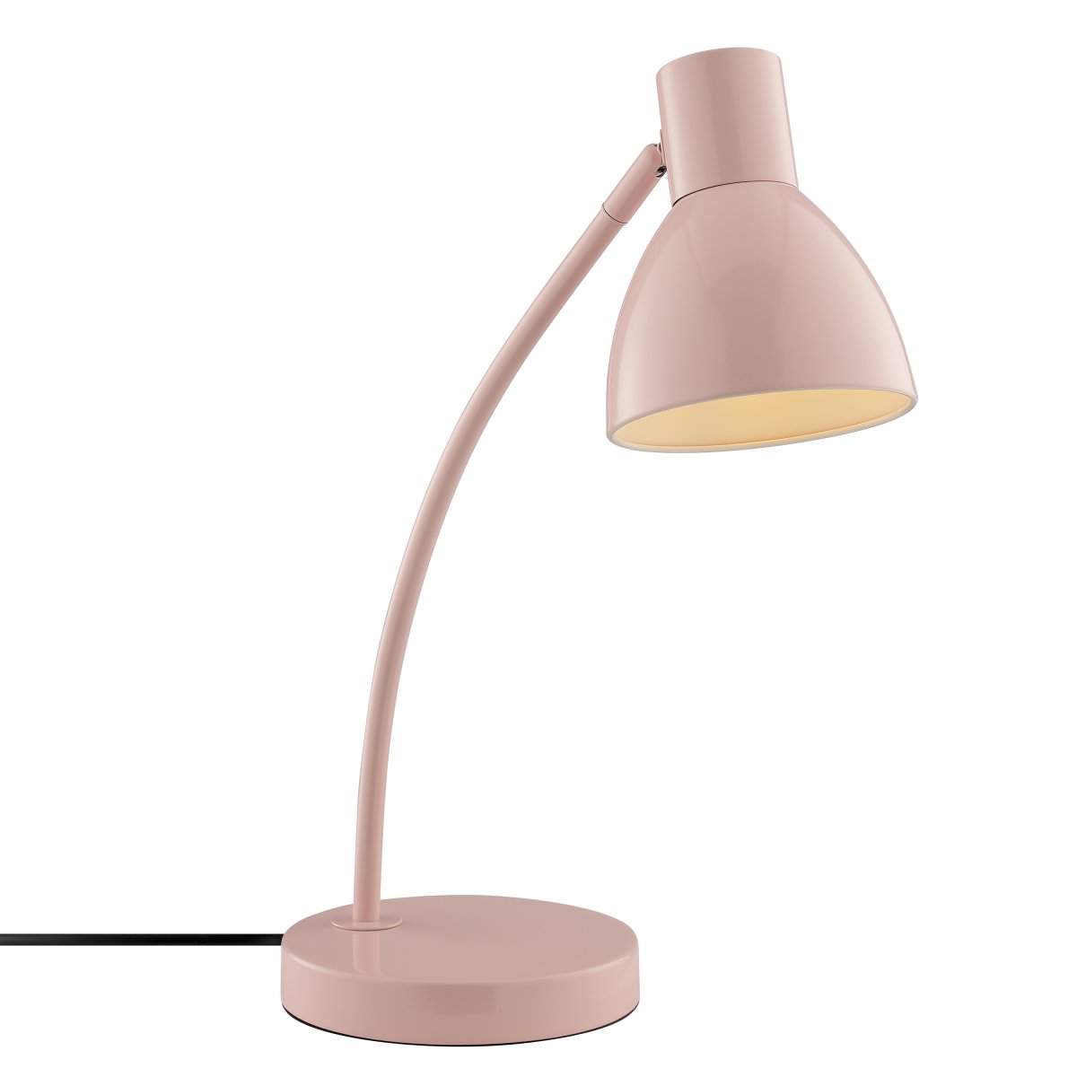 Jerry 43cm Rosa schreibtischlampe Von Brilliant - Mit ihrem klaren, minimalistischen Design passt sie perfekt in moderne und klassische Wohnumgebungen.