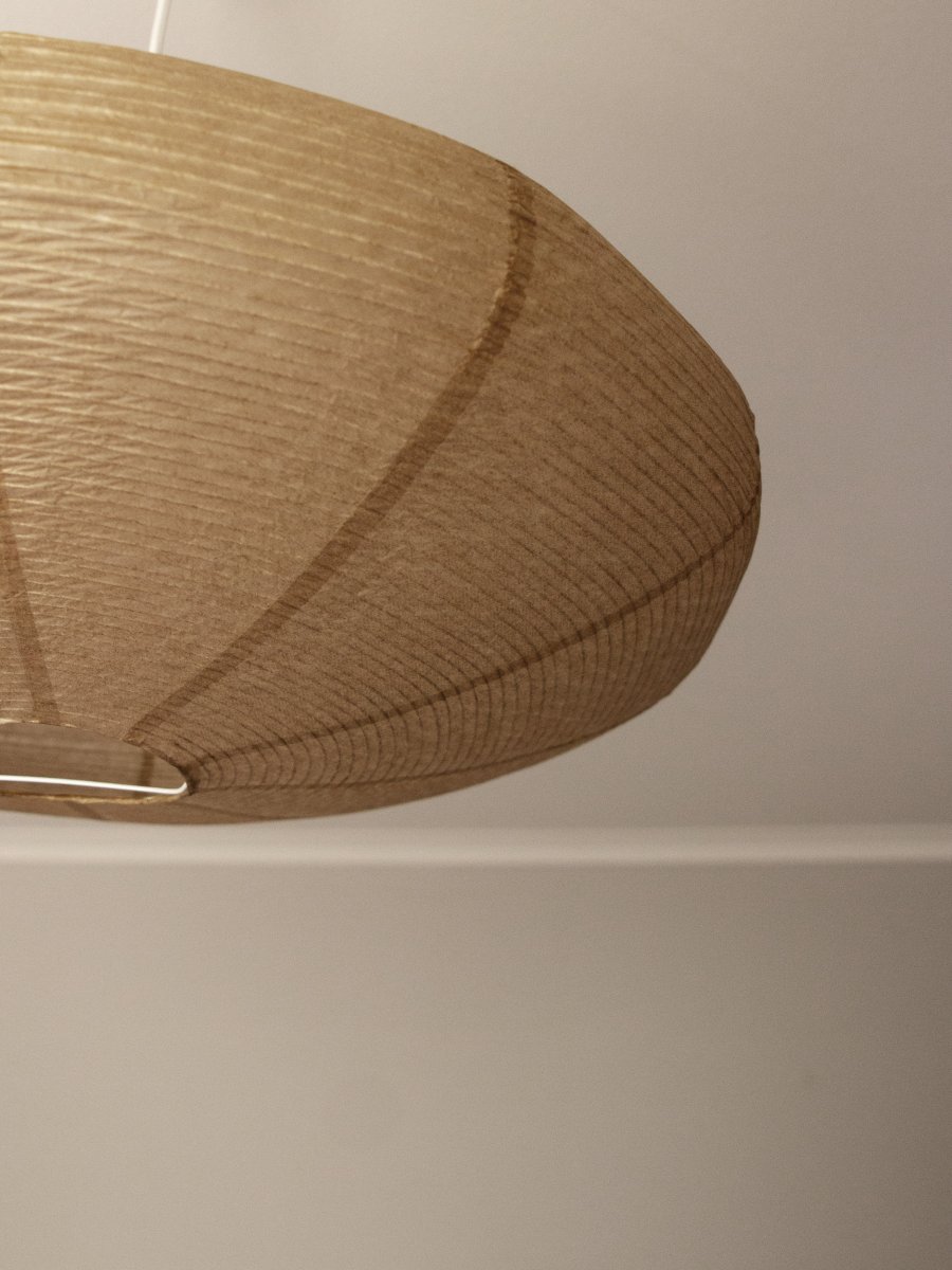 Yuni Lampenschirm Exkl. Aufhängung Ø58 Beige hängelampe Von PR Home - Yuni ist ein dekorativer, beigefarbener Lampenschirm aus Reispapier, der ein sanftes und angenehmes Licht spendet.