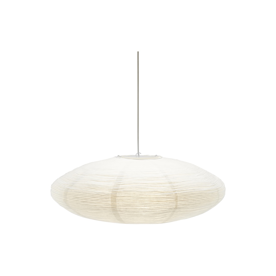 Yuni Lampenschirm Exkl. Aufhängung Ø58 Weiß hängelampe Von PR Home - Yuni hat die Form einer Ellipse mit einem Durchmesser von 58&nbsp;cm und einer H&ouml;he von 23&nbsp;cm.