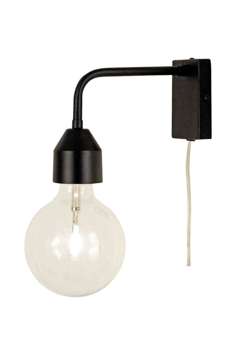 Flynn 20cm Schwarz wandlampe Von Aneta Lighting - 