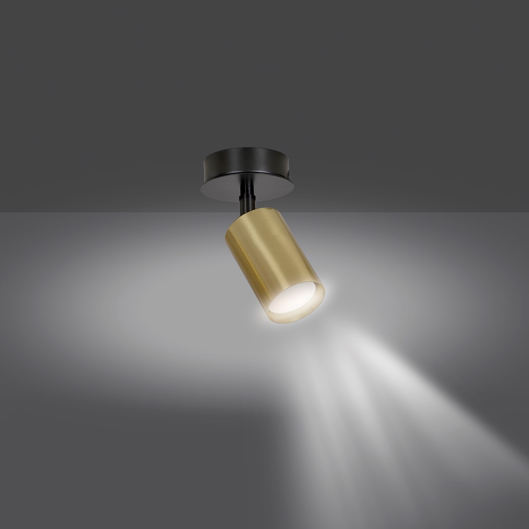 Zen Gold spotlight Von Emibig Lighting - Die Lampen zeichnen sich durch ihr schlichtes Design und ihre elegante Form aus, wodurch sie sich in die meisten Umgebungen einf&uuml;gen.