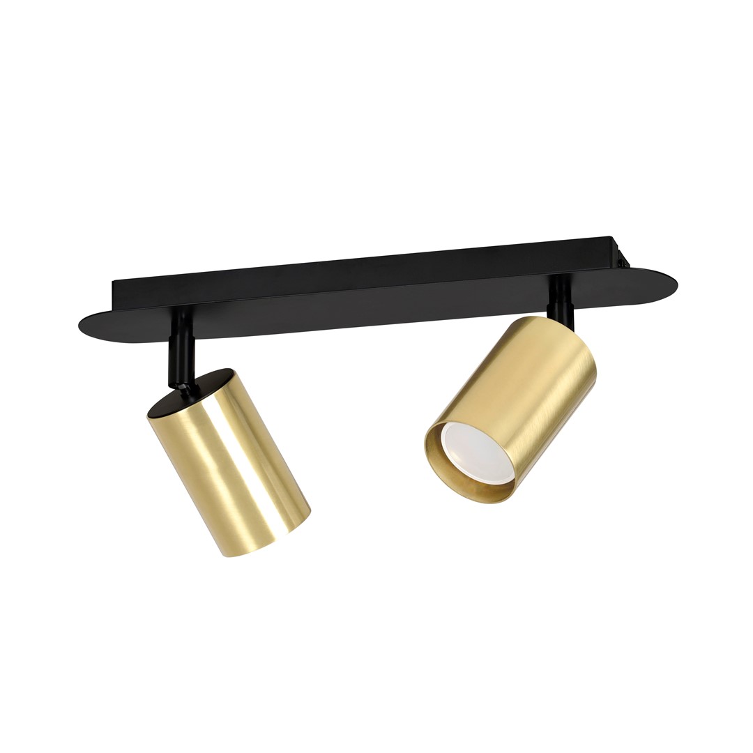 Zen 2 Gold spotlight Von Emibig Lighting - Die Lampen zeichnen sich durch ihr schlichtes Design und ihre elegante Form aus, wodurch sie sich in die meisten Umgebungen einf&uuml;gen.