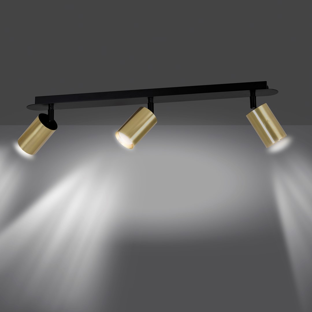 Zen 3 Gold spotlight Von Emibig Lighting - Die Lampen zeichnen sich durch ihr schlichtes Design und ihre elegante Form aus, wodurch sie sich in die meisten Umgebungen einf&uuml;gen.