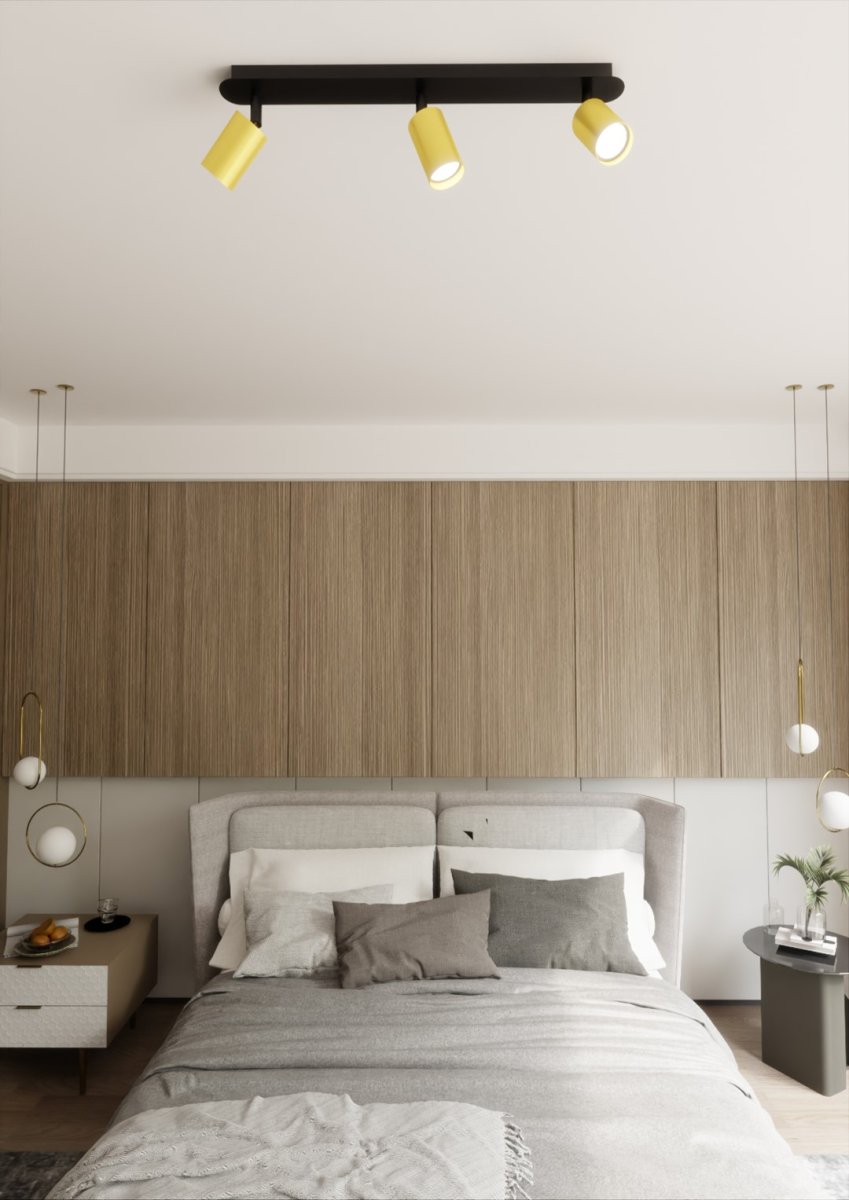 Zen 3 Gold spotlight Von Emibig Lighting - Die Lampen zeichnen sich durch ihr schlichtes Design und ihre elegante Form aus, wodurch sie sich in die meisten Umgebungen einf&uuml;gen.