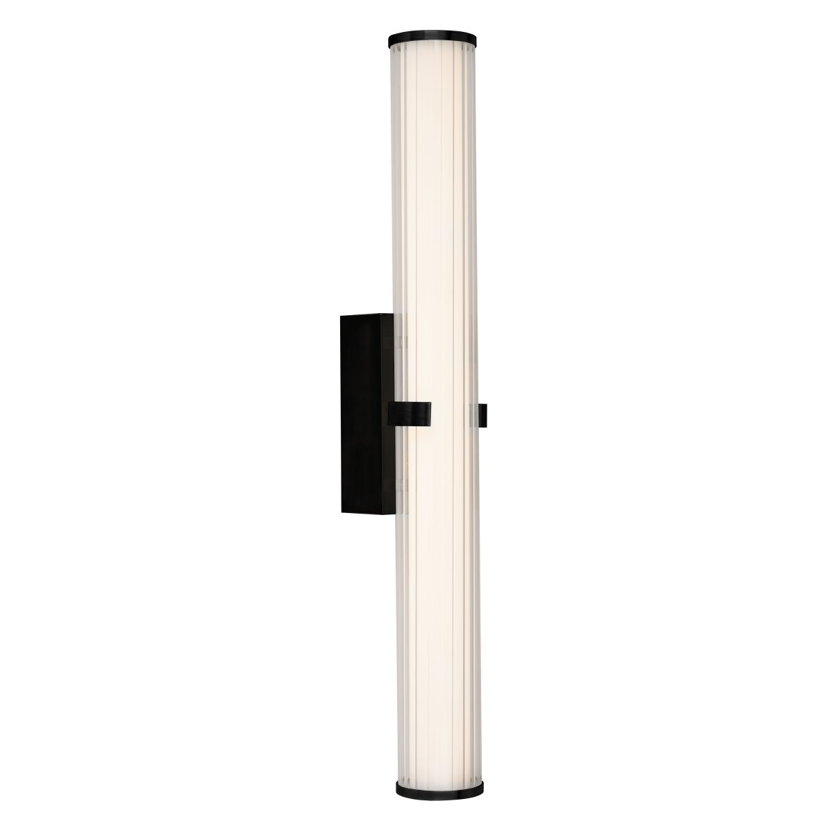 Clamp 63cm Schwarz badezimmerlampe Von Searchlight - Eine Kombination aus Form und Funktion, die eine luxuriöse Atmosphäre in Ihrem Badezimmer schafft.