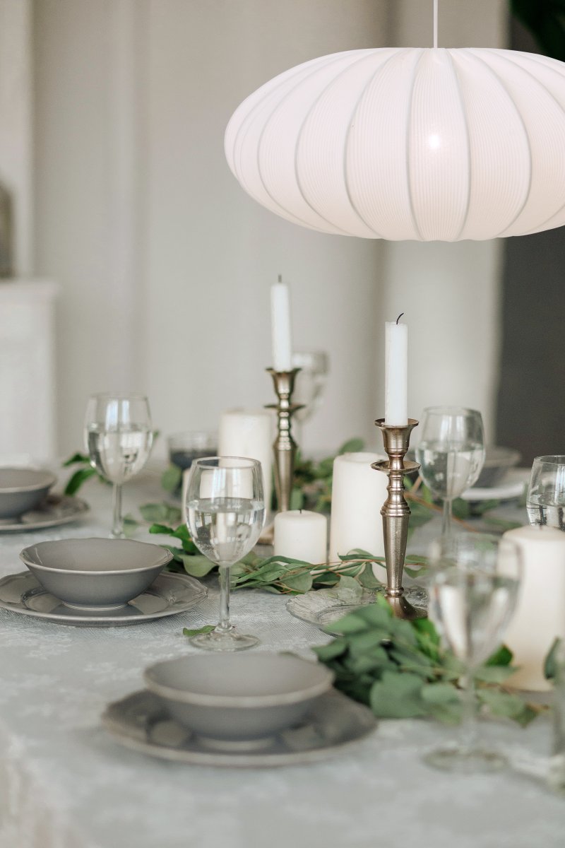 Mamsell Ø55 Weiß hängelampe Von Aneta Lighting - MAMSELL Deckenleuchte in weißem Strick&aring; die ein weiches und schönes Licht abgibt, 40 W E27 (nicht im Lieferumfang enthalten).