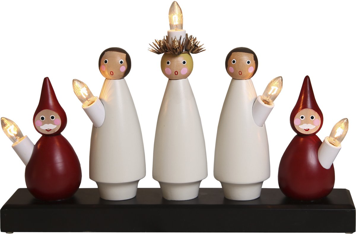 Lucia Choir Mehrzweck Von Star Trading - Wird mit 1,8 m langem wei&szlig;em Kabel, Netzschalter und Stecker geliefert.