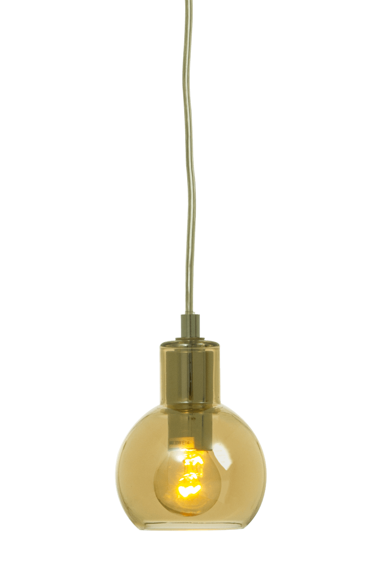 Leah Ø10 Bernstein fensterlampe Von Aneta Lighting - Sie eignet sich perfekt für die Fensterbank und schafft eine sanfte und einladende Atmosphäre.