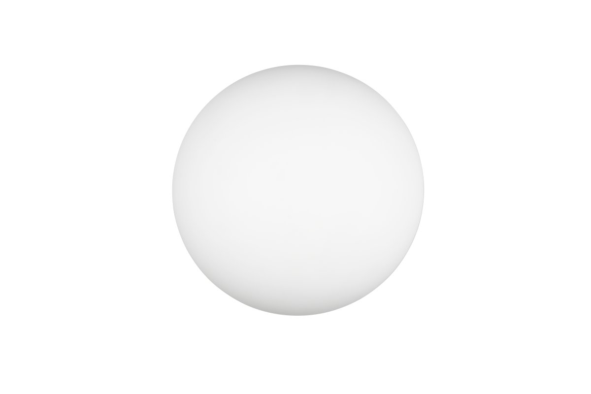Fomento Ø30 Mattes Messing deckenleuchte Von Trio Lighting - Die Kombination aus mattem Messing und wei&szlig;em Glas erzeugt ein Gef&uuml;hl von Luxus und Eleganz.