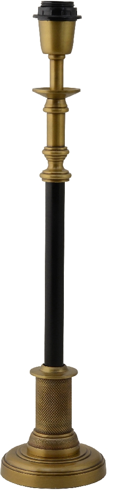 Cathrine 56cm Mässing/svart lampenfuß Von Hallbergs - Matcha Cathrine med en lampsk&auml;rm efter egen smak och skapa en personlig bordslampa f&ouml;r exempelvis sidobord, byr&aring; eller f&ouml;nster.