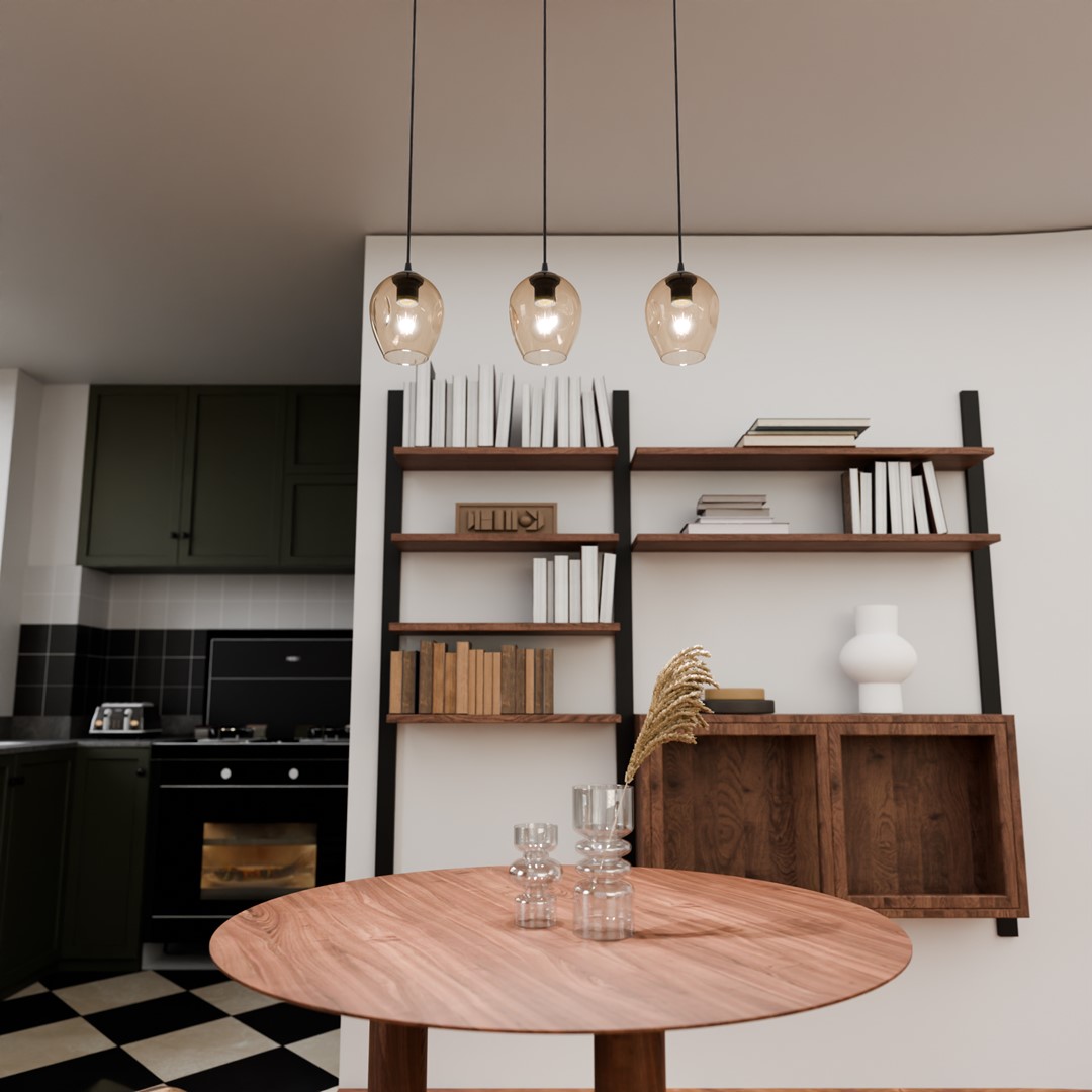 Istar 70cm Bernstein hängelampe Von Emibig Lighting - Istar ist eine vielseitige und zeitlose Kollektion von Deckenleuchten.