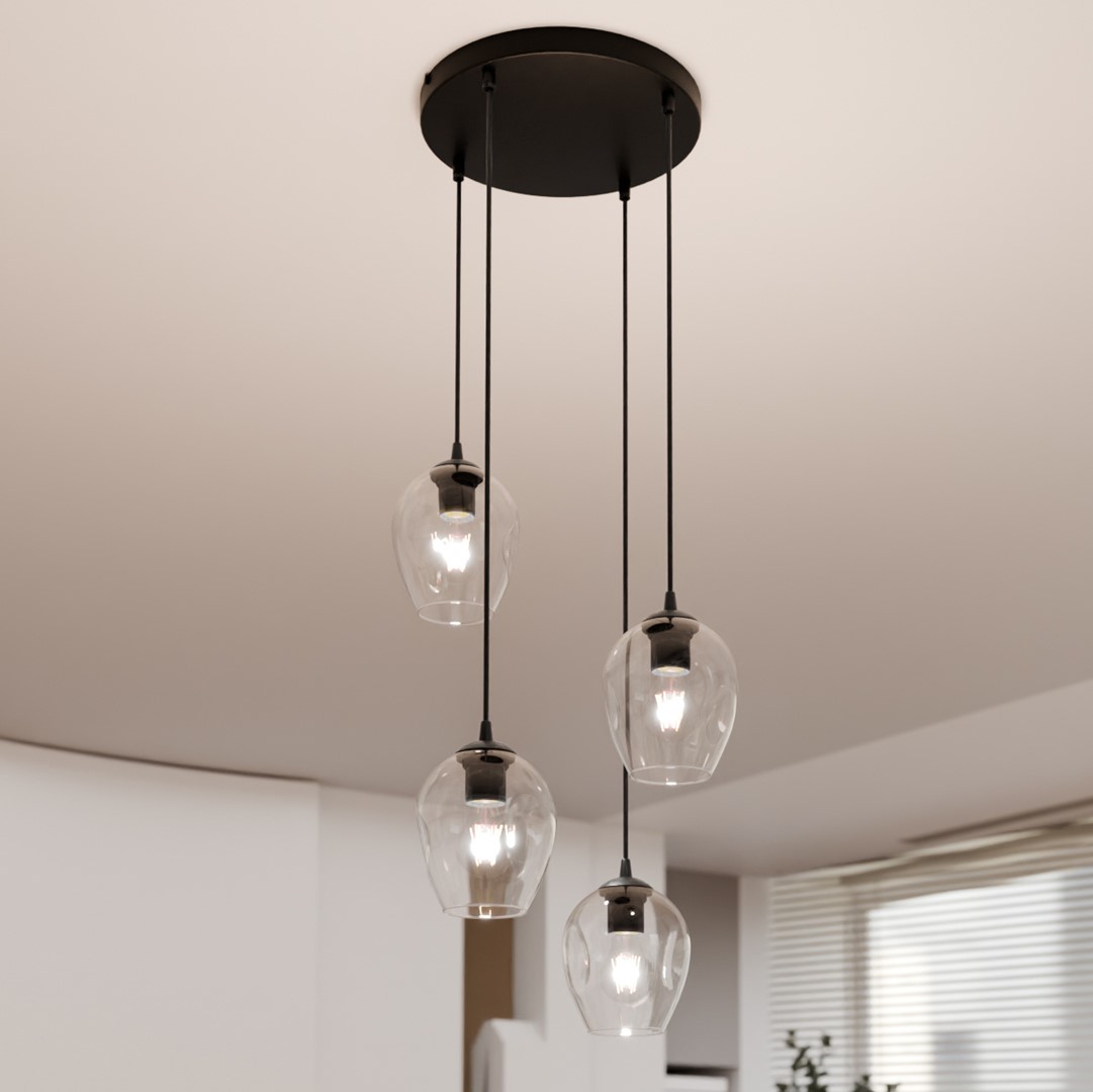 Istar Premium Ø40 Transparent hängelampe Von Emibig Lighting - Istar ist eine vielseitige und zeitlose Kollektion von Deckenleuchten.
