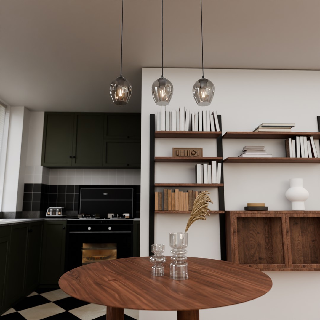 Istar 70cm Rauchfarben hängelampe Von Emibig Lighting - Istar ist eine vielseitige und zeitlose Kollektion von Deckenleuchten.