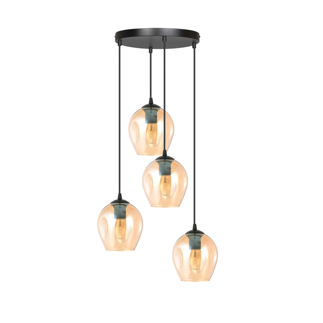 Istar Premium Ø40 Bernstein hängelampe Von Emibig Lighting - Istar ist eine vielseitige und zeitlose Kollektion von Deckenleuchten.