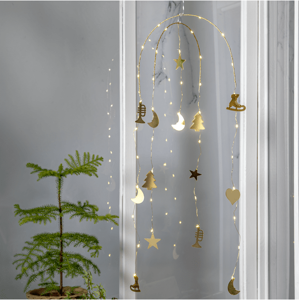 Dream Messing Von Star Trading - Ein extra langes, transparentes Kabel (5 m) ist im Lieferumfang enthalten, sodass das Mobile problemlos &uuml;ber einem Fenster oder in einer dunklen Ecke aufgeh&auml;ngt werden kann.