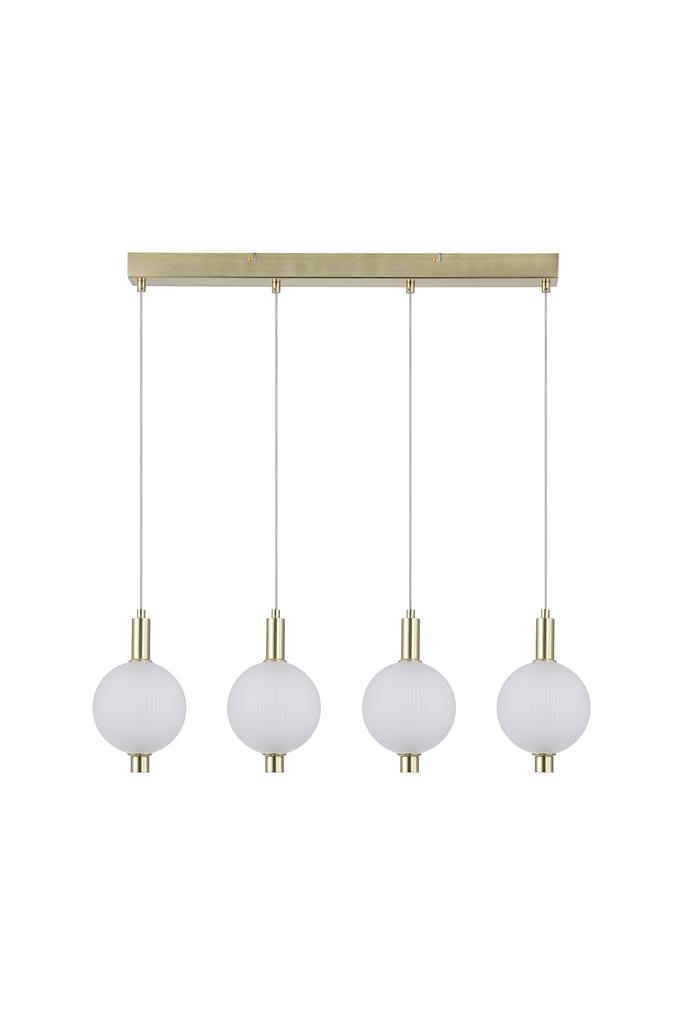 Luminique 80cm Messing hängelampe Von Searchlight - Die Pendelleuchte Luminique ist eine exklusive Deckenleuchte, die mit ihrem eleganten Design jeden Raum aufwertet.