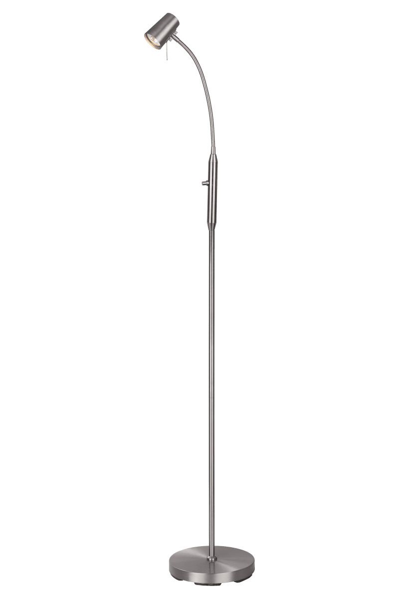 Pilot Stahl stehlampe Von Aneta Lighting - Die Lampe eignet sich gut als Leselampe, da sie &uuml;ber einen Dimmer verf&uuml;gt.