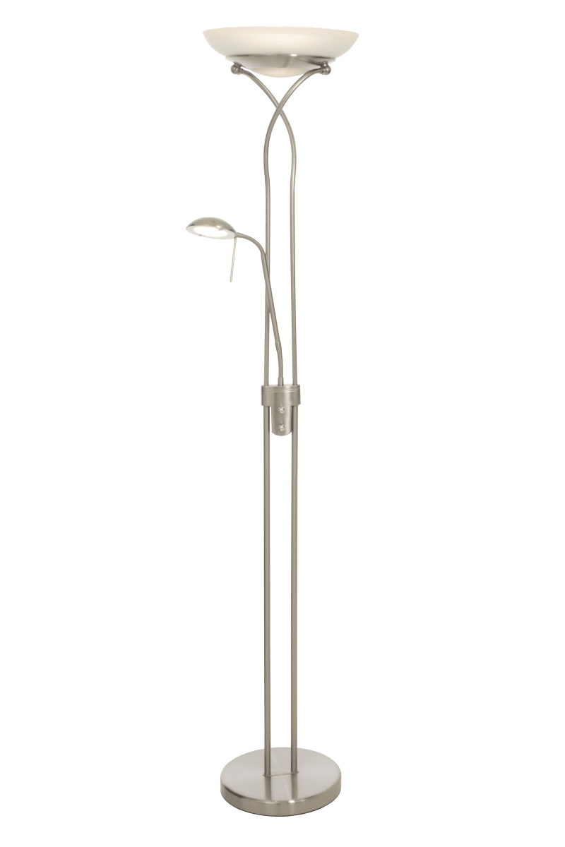 Zoombild von Cannes Stahl stehlampe Von Aneta Lighting - Dies ist die Lampe für alle, die sich ein regulierbares Allgemeinlicht und gutes Leselicht zum Handarbeiten oder Lesen in einer Lampe wünschen.