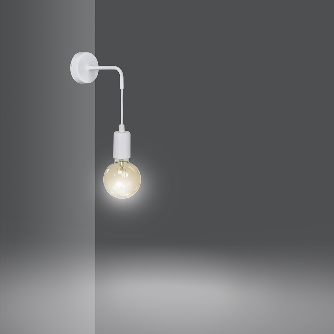 Multipo K1 Weiß wandlampe Von Emibig Lighting - Die Wandleuchte Multipo sorgt für eine optimale Raumbeleuchtung und verbreitet ein modisches Industrie-Feeling.