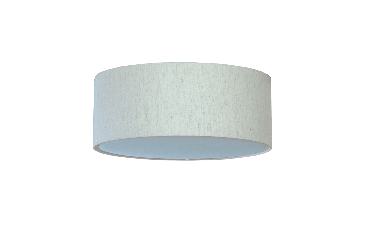 Bendir Ø38 Beige deckenleuchte Von Aneta Lighting - Die Deckenleuchte Fina Bendir mit Textilschirm spendet angenehmes Licht, das sich gut im Raum verteilt.