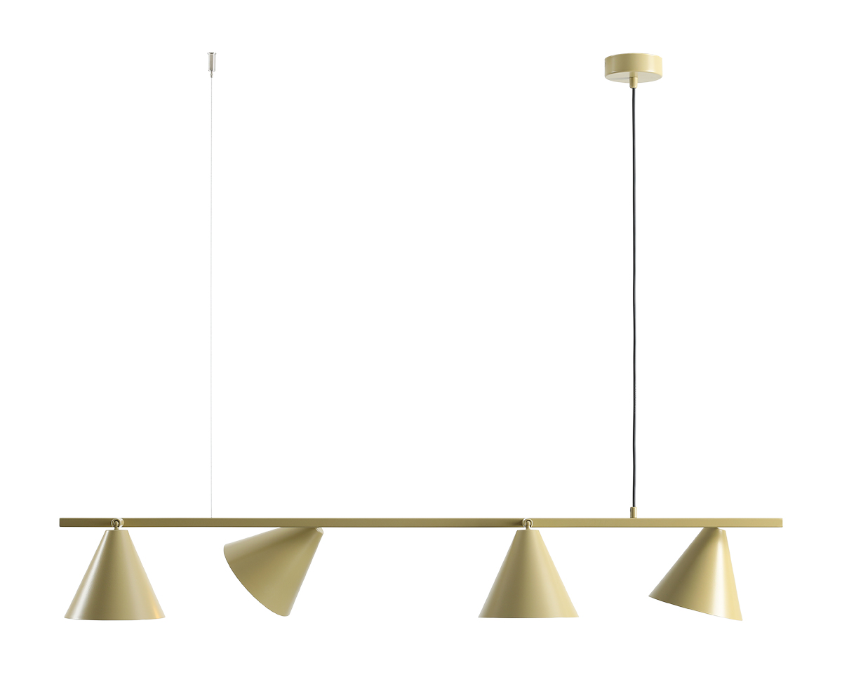 Form 120cm Pistazie hängelampe Von Artera - Form passt ideal über den Esstisch oder in die Küche, wo sie nicht nur funktionales Licht spendet, sondern auch ein stilvolles Einrichtungselement darstellt.