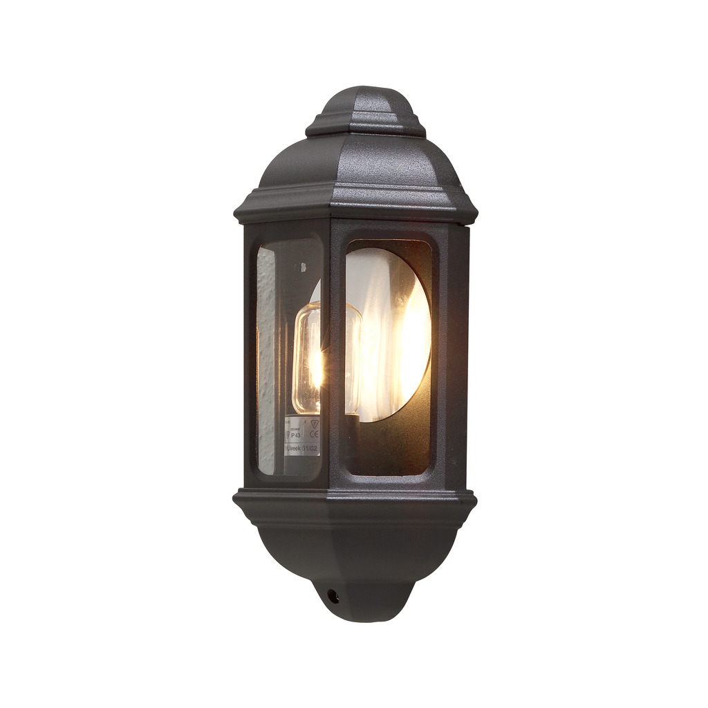 Cagliari Schwarz außenlampe Von Konstsmide - Werten Sie Ihre Fassade mit einer Lampe auf, die sowohl die Sicherheit als auch die Ästhetik erhöht!