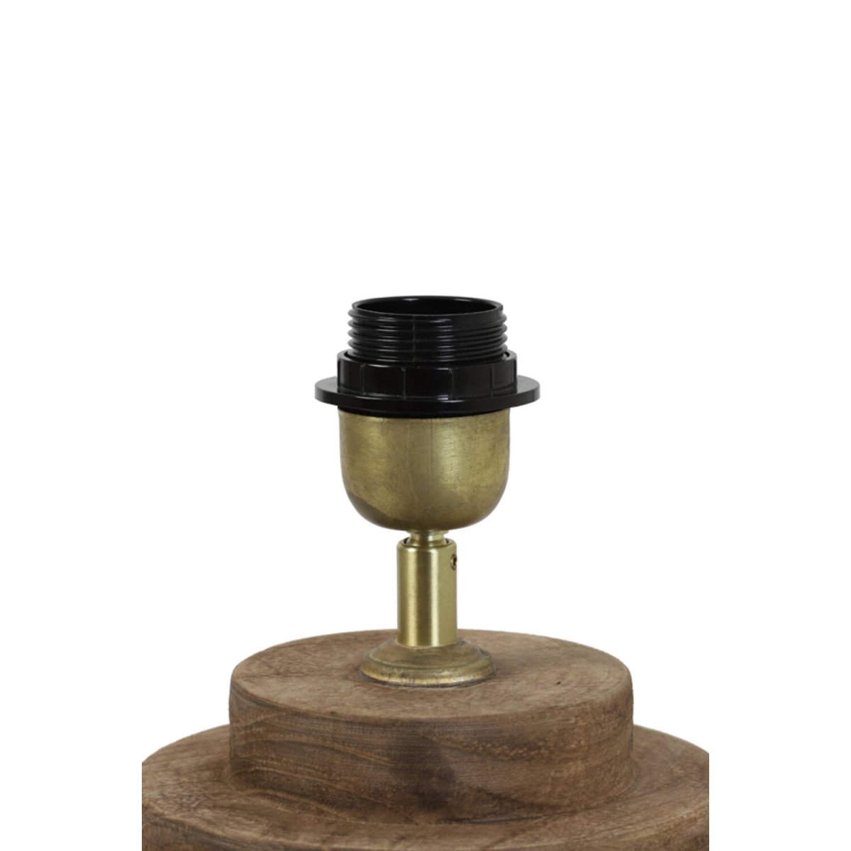 Racco 43cm Holz lampenfuß Von Light & Living - Dieser Lampenfuß aus schönem dunklem Holz mit natürlichem Finish verleiht Ihrem Zuhause eine warme und erdige Atmosphäre.